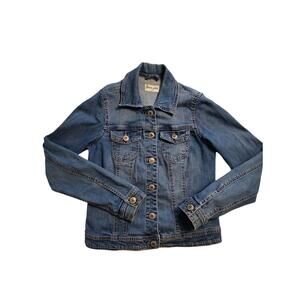 Veste en denim extensible Suko Jeans femme - Taille S - Bleu Moyen